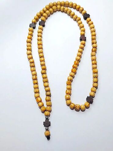 Ostali nakit: Ručno izrađena brojanica od maslinovog drveta Zagrli toplotu prirode i — 3