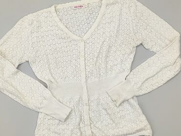 białe bluzki z kwadratowym dekoltem: Kardigan, M, stan - Dobry