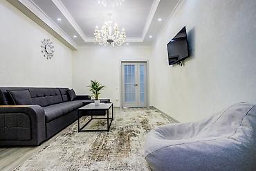 flat osh: 2 комнаты, Бишкек Парк ТРЦ, Душевая кабина, Постельное белье, Кондиционер — 6