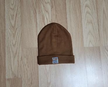Головные уборы: Unisex trikotaj papaq – qəhvəyi - Rəng: isti qəhvəyi (karamel ton) - — 2