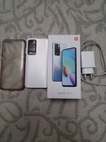 телефоны редми 10: Xiaomi, Redmi 10, Б/у, 128 ГБ, цвет - Белый