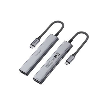ноутбуе: Ugreen CM636 — компактный и безопасный USB-концентратор 4-в-1