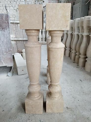 Обшивка лестниц: Балясины,перилы,тумбы из Сары таш — 5