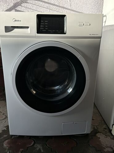 Бытовая техника: Стиральная машина Midea, Б/у, Автомат, До 6 кг, Полноразмерная