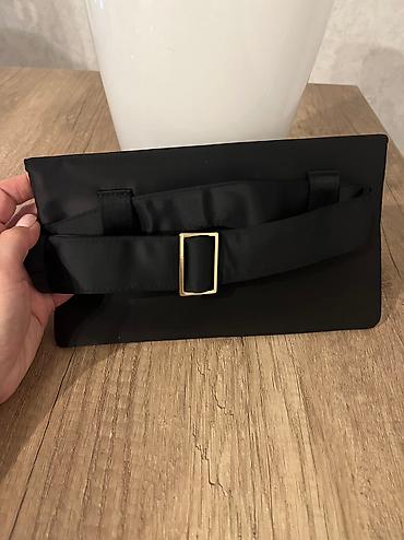 ricci: Клатч Nina Ricci. Оригинал. Новый. Цвет чёрный с розовым. Можно — 5