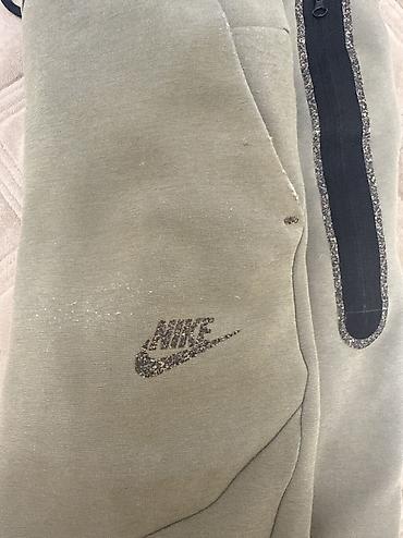 nike tech: Мужские спортивные штаны Nike Tech Fleece штаны теч низ зеленые — 4