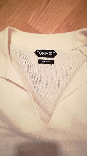 10 sabo: Futbolka, Tom Ford, S, rəng - Ağ — 2