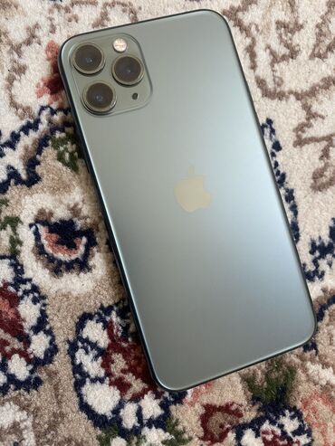 ноутбук 1650: IPhone 11 Pro, Б/у, 256 ГБ, Matte Space Gray, Чехол, 72 %