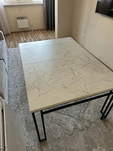 игровой столик: Стол трансформер Для кухни, Раскладной стол, Длина, см: не указано см, цвет - Бежевый — 3