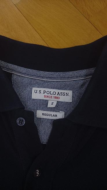 Поло: Мужское поло, U.S. Polo Assn, S, цвет - Синий — 4