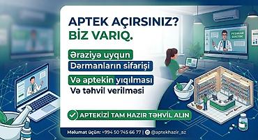Готовый бизнес: Aptek açmaq istəyənlər üçün tam həll paketi - Əraziyə uyğun dərman — 1