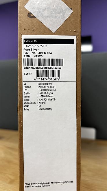 rtx 3070 laptop: Yeni Acer Aspire, 15.6 ", Intel Core i7, 512 GB, Ünvandan götürmə — 7