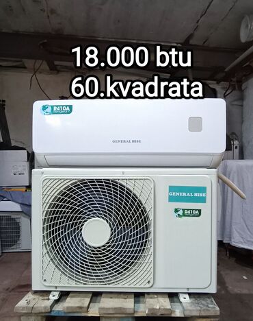 kondisaner ev ucun: Kondisioner İşlənmiş, 50-60 kv. m, Split sistem, Kredit yoxdur, Ödənişli quraşdırma