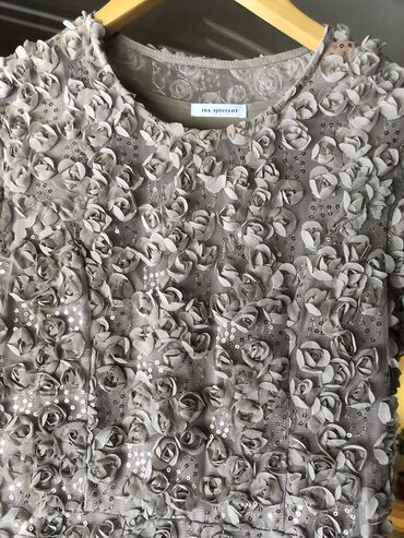 Haljine: S (EU 36), bоја - Siva, Koktel, klub, Dugih rukava — 2