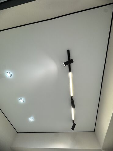 Натяжной потолок: Натяжной потолок Матовое Монтаж — 15