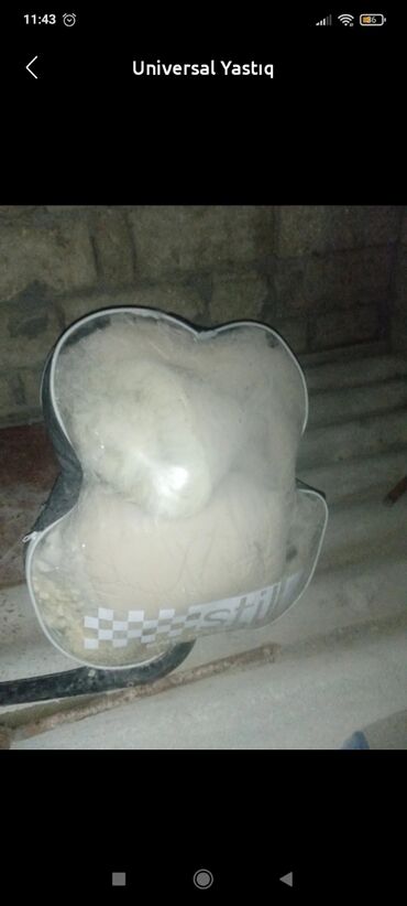Yundan hazırlanmış oturacaq üçün aksesuar