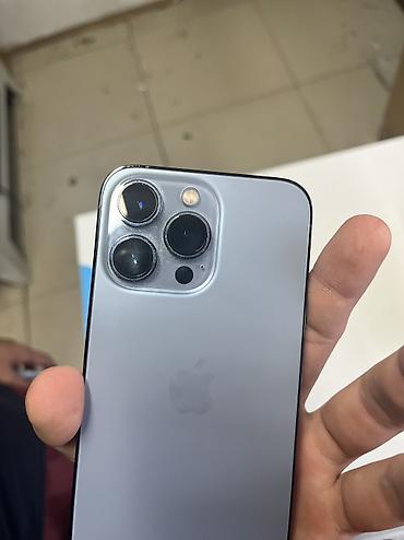 IPhone 13 Pro, Б/у, 256 ГБ, Sierra Blue, Чехол, 100 % at lalafo.kg IPhone 13 Pro, Б/у, 256 ГБ, Sierra Blue, Чехол, 100 %