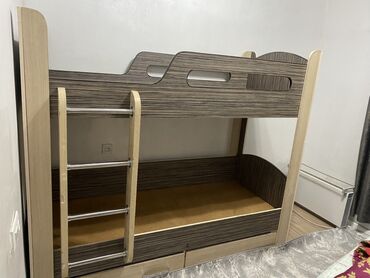 пластиковые панели на потолок фото и цена бишкек: Двухъярусная кровать с бортиками безопасности и удобной лестницей
