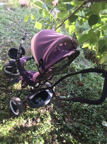 Dečiji bicikli: Moderan dečiji tricikl ljubičaste boje, pogodan za najmlađe — 5