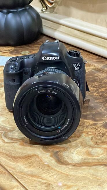 canon eos r qiymeti: Canon eos 6 d 24_105 mm Batery Grip Flash Yn 560 III Foto çanta ilə