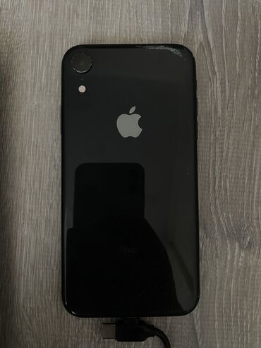 iphone 9 цена в бишкеке: IPhone Xr, Колдонулган, 128 ГБ, Кара, Кабель, 79 %