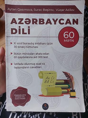 Məhsul: “Azərbaycan dili – 60 mətn” hazırlıq kitabı Müəlliflər: Aytən