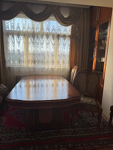 dekor masa: Klassik üslubda yemək otağı dəsti - Stol: Korpus və ayaqlarda zəngin — 6