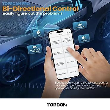 Auto dijagnostika: TOPDON Topscan Pro Bluetooth OBD2 za iOS / Android Dijagnostika svih — 11