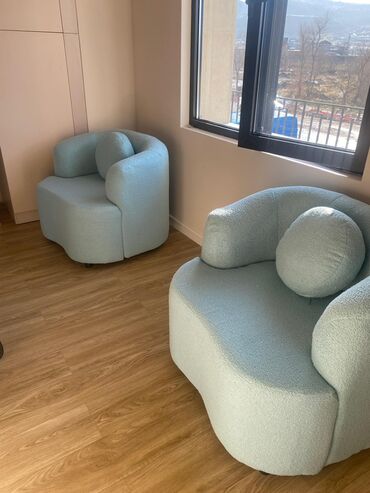 Мягкие кресла: МЕБЕЛЬ на ЗАКАЗ - Модель: компактные кресла с плавными волнообразными — 1