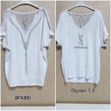 Köynək və bluzalar: Türkiyə fabrik mallarıdır hər birinin qiyməti çox ucuzdur 3-7 manat — 3