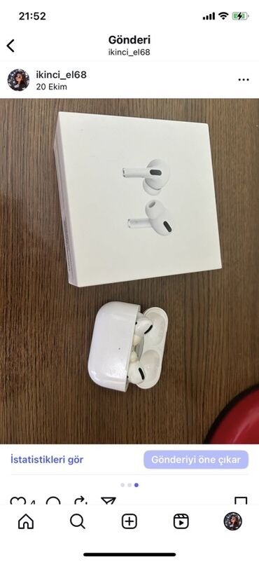 Mikrofonlar: Simsiz (Bluetooth) Qulaqcıqlar, Apple, rəng - Ağ