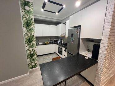 сдаю квартиру исанова: 2 комнаты, 59 м², Элитка, 10 этаж, Дизайнерский ремонт