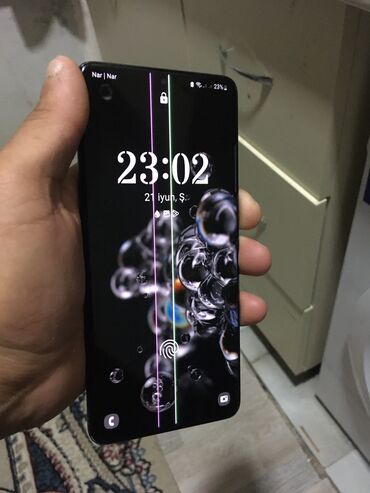 ekran kart: Samsung Galaxy S20 Plus, 128 GB, rəng - Qara, Zəmanət, Düyməli, Sensor