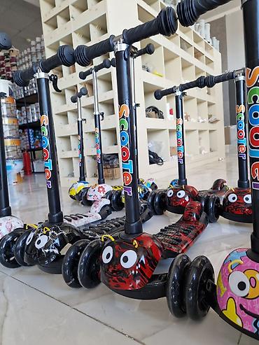 maşın ucun basavik: Uşaq skuterləri – 3 təkərli, dönmə mexanizmi ilə - Model: “Scooter” — 3