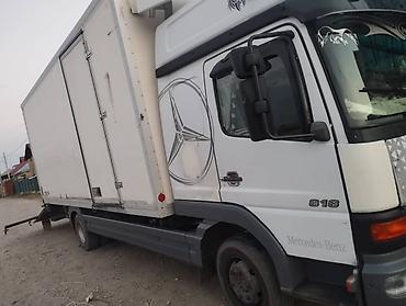 цеп на фура: Mercedes-Benz Atego 818 — тентованный фургон с гидробортом. Основные — 3