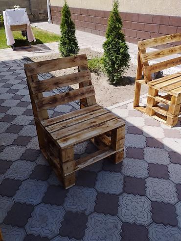 Банкетки: Комплект садовой мебели, Кресла, Дерево — 8
