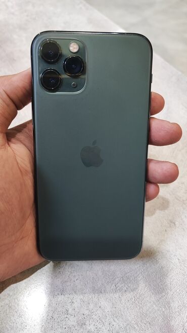 арзан машине: IPhone 11 Pro, Б/у, 64 ГБ, Чехол, Защитное стекло, 78 %