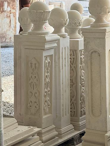 Фасадные плиты Сары-Таш (Травертин): Сарыташ, Балясина, Тумба, Колона, Перила, Клинкер, Узоры. Ассаламу at lalafo.kg — 2 Фасадные плиты Сары-Таш (Травертин): Сарыташ, Балясина, Тумба, Колона, Перила, Клинкер, Узоры. Ассаламу — 2