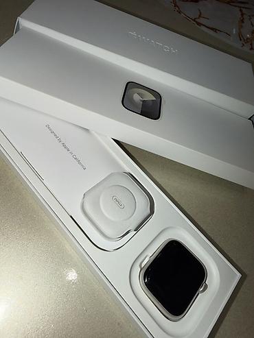 apple watch adapter: Apple Watch (Alüminium gövdə, Light/Bej rəngli silikon kəmər) Xanıma — 4