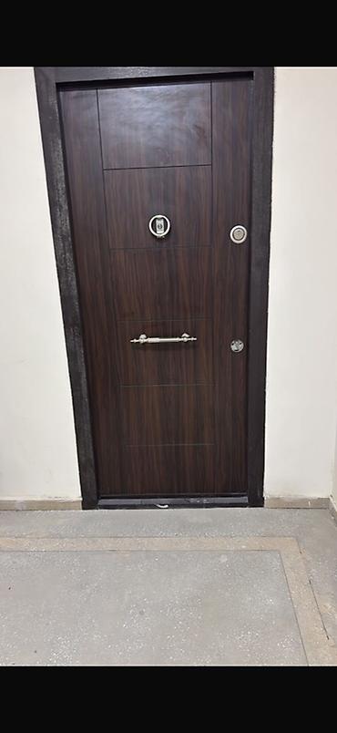 standart qapi olculeri: Daxili giriş üçün metal təhlükəsizlik qapısı - Material: möhkəm metal — 1