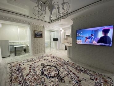 снять квартиру на 3 часа в Кыргызстан | Долгосрочная аренда квартир: 2 комнаты, С мебелью полностью