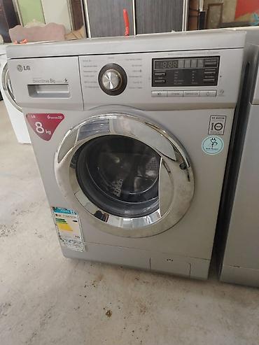 diş: LG paltaryuyan maşın – 8 kq - Model: LG Direct Drive 8 kg, ön — 1