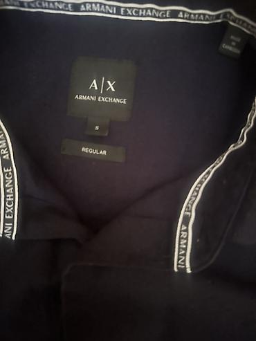 emperio armani: Köynək, Armani Exchange, S, rəng - Göy — 4