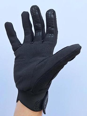 Oprema za bicikliste: Moto rukavice FOX – crne, celo-prstne - Namenjene za motociklizam — 8