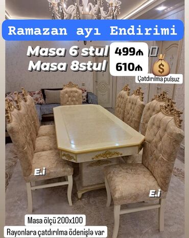 firlanan stullar: Yeni, 6 stul