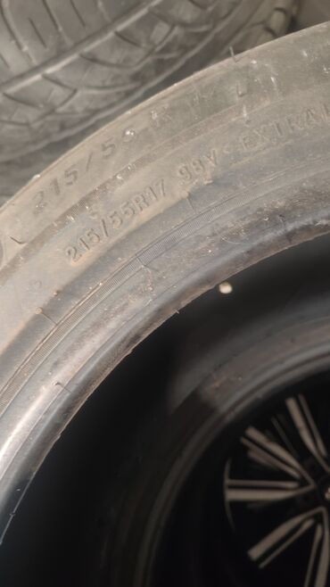 Шины: Шины 215 / 55 / R 17, Лето, Б/у, Комплект, Легковые, Michelin