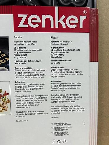 Ostalo posuđe: Zenker tepsija/kalup za keksiće – slova i brojevi - Ploča za pečenje — 11