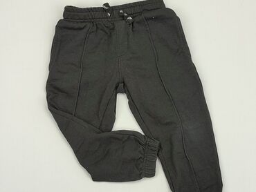 czarne spodnie garniturowe: Spodnie dresowe, SinSay, 3-4 lat, 104, stan - Zadowalający
