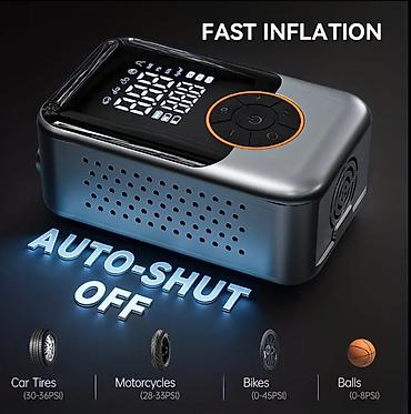 hyundai kompressor: Ağıllı portativ hava kompressoru – çoxfunksiyalı nasos - Maks — 3