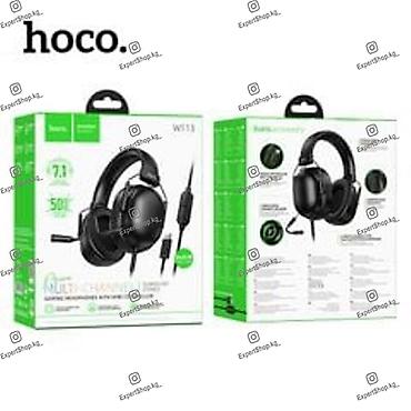 logitech 920: Проводные полноразмерные наушники, Hoco, Новый, цвет - Черный — 8
